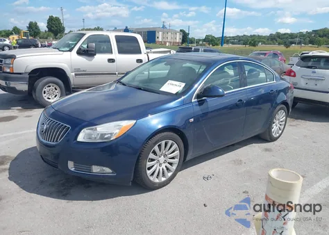 2011 Buick Regal Cxl Russelsheim from USA, damaged, VIN W04GP5EC1B1093404